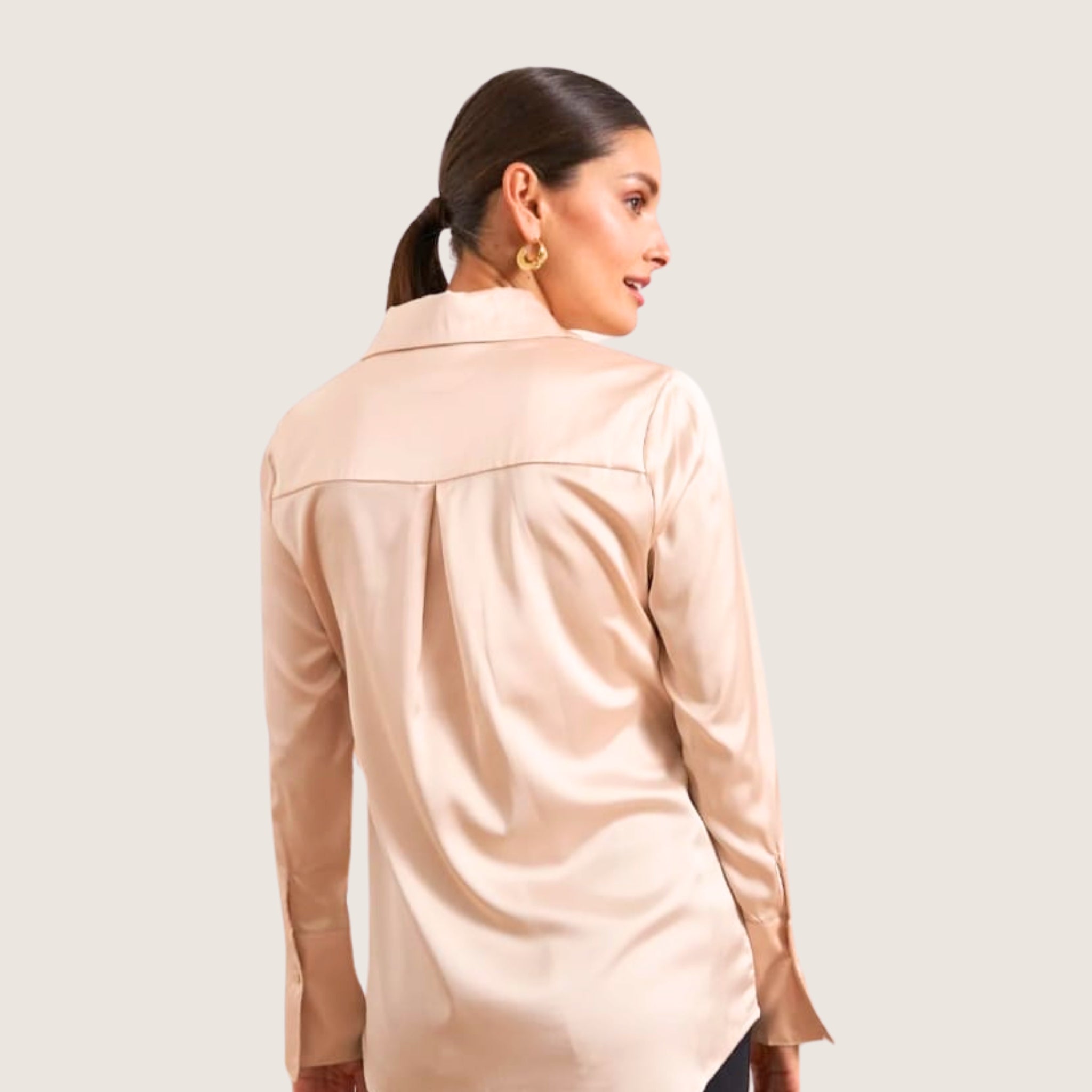 Satinbluse schlicht – Peaceful