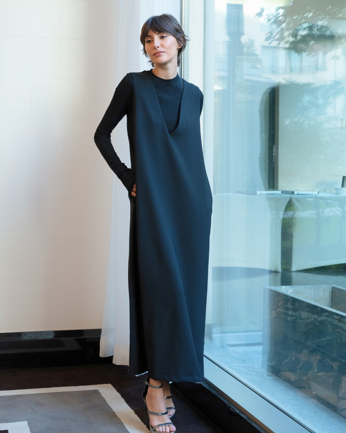 Robe en Crêpe Promesse