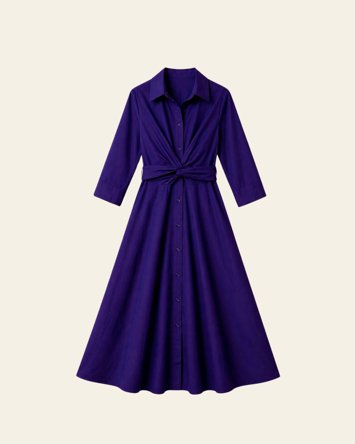 Robe Chemise Ceinturée