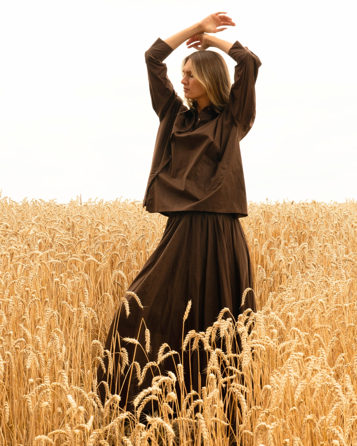 Jupe voile de coton Flirtante