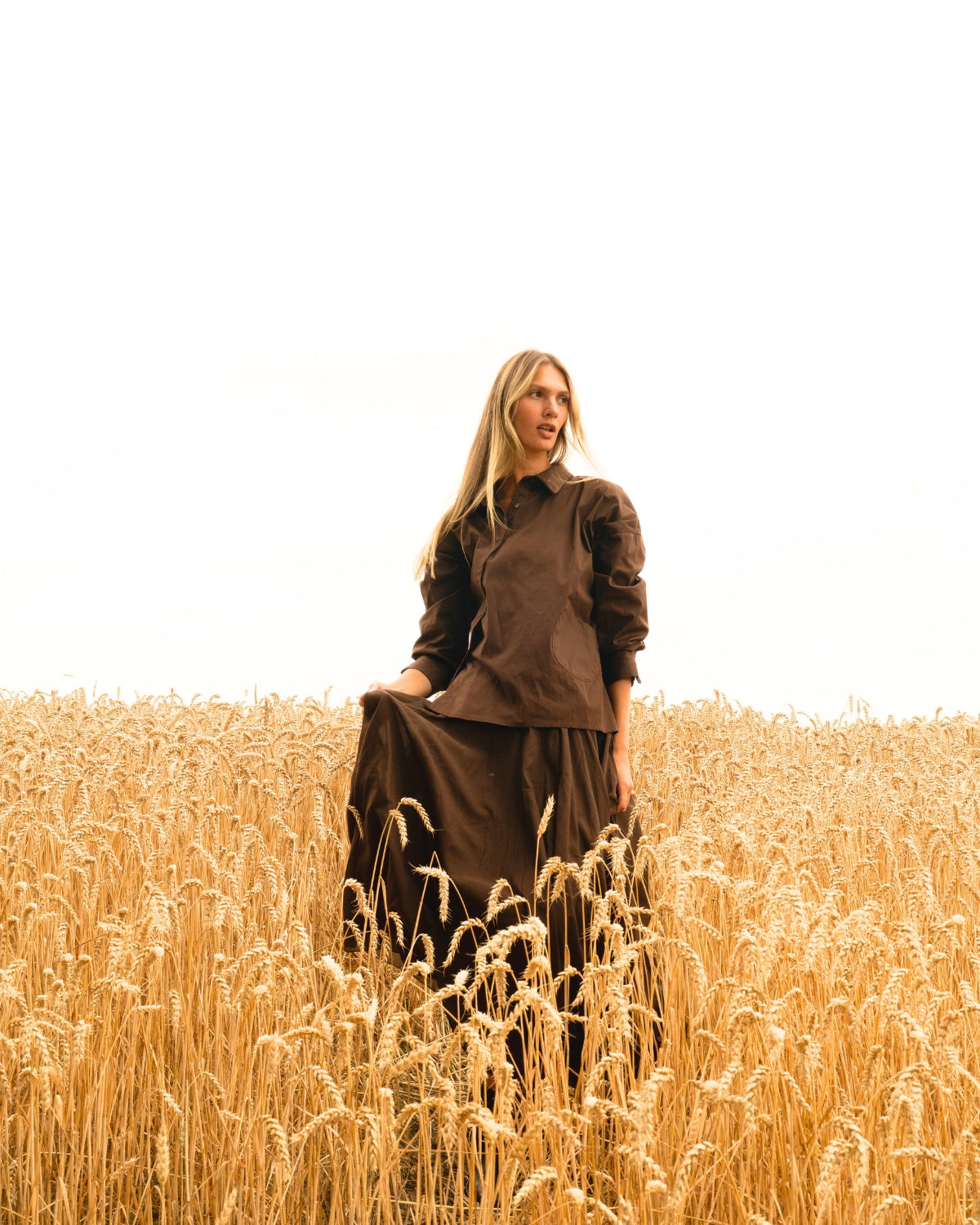 Jupe voile de coton Flirtante