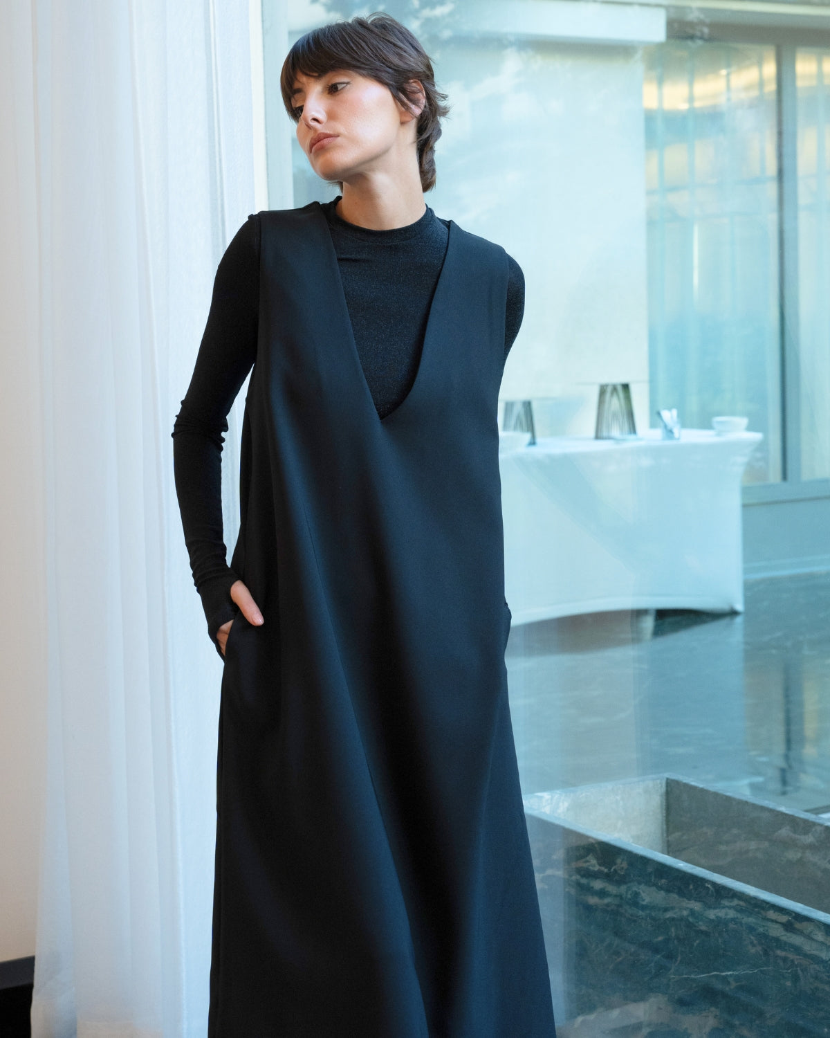 Robe en Crêpe Promesse