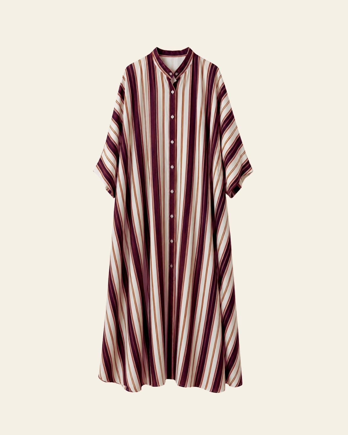Robe Longue Fleurie Satiné