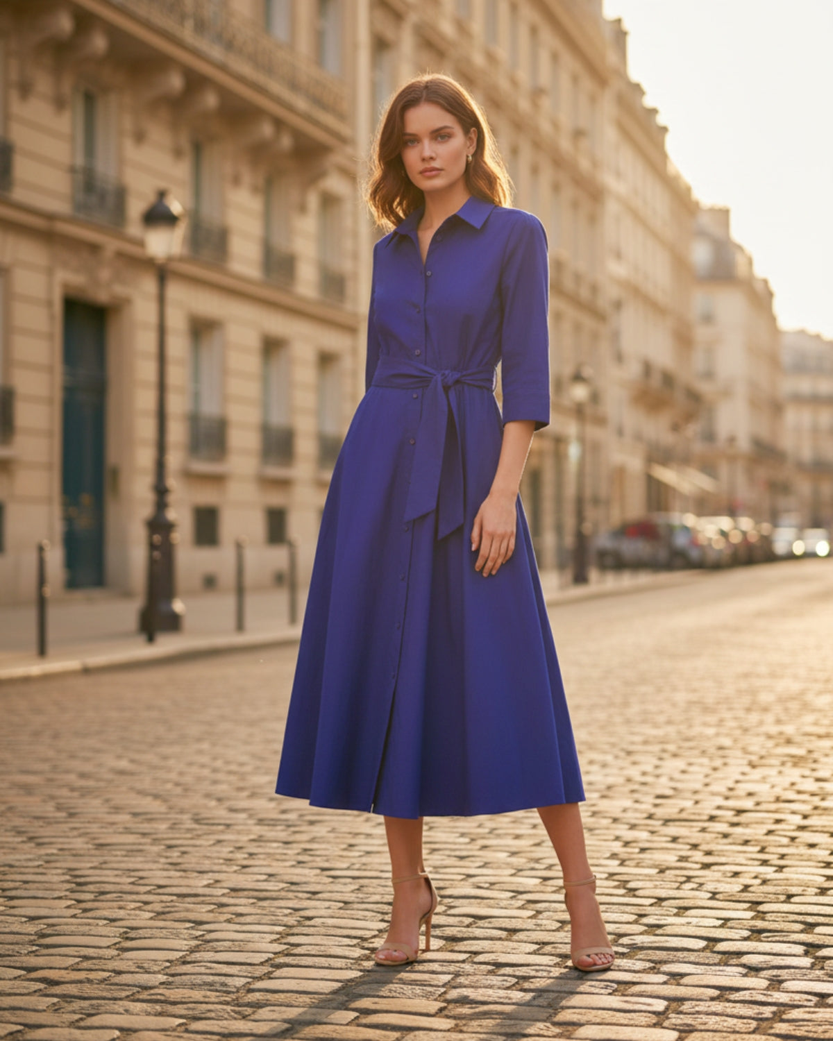 Robe Chemise Ceinturée