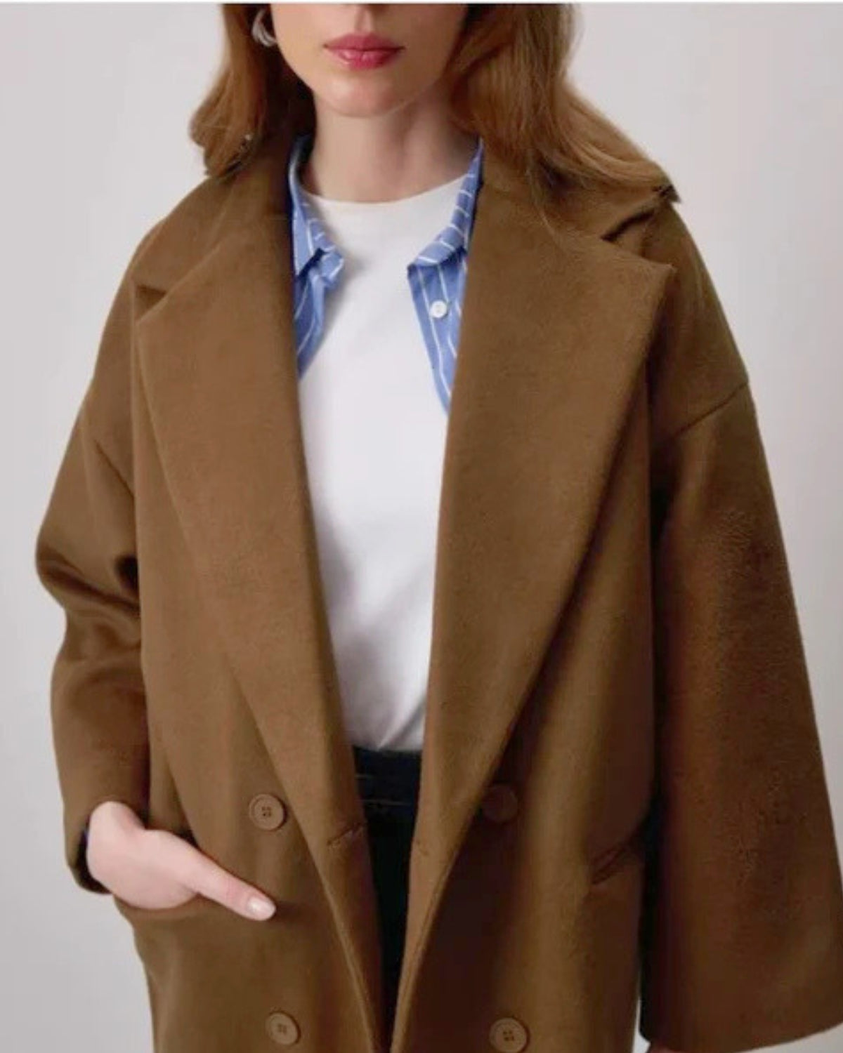 Manteau Oversize Marron - Héroïne