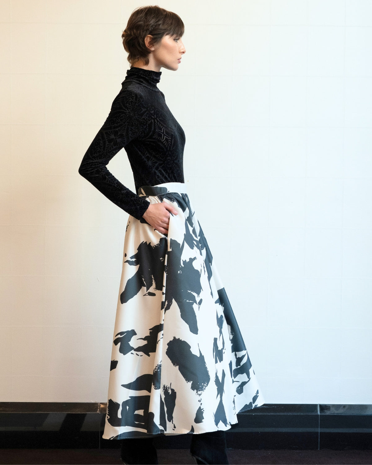 Jupe satin Fabuleuse