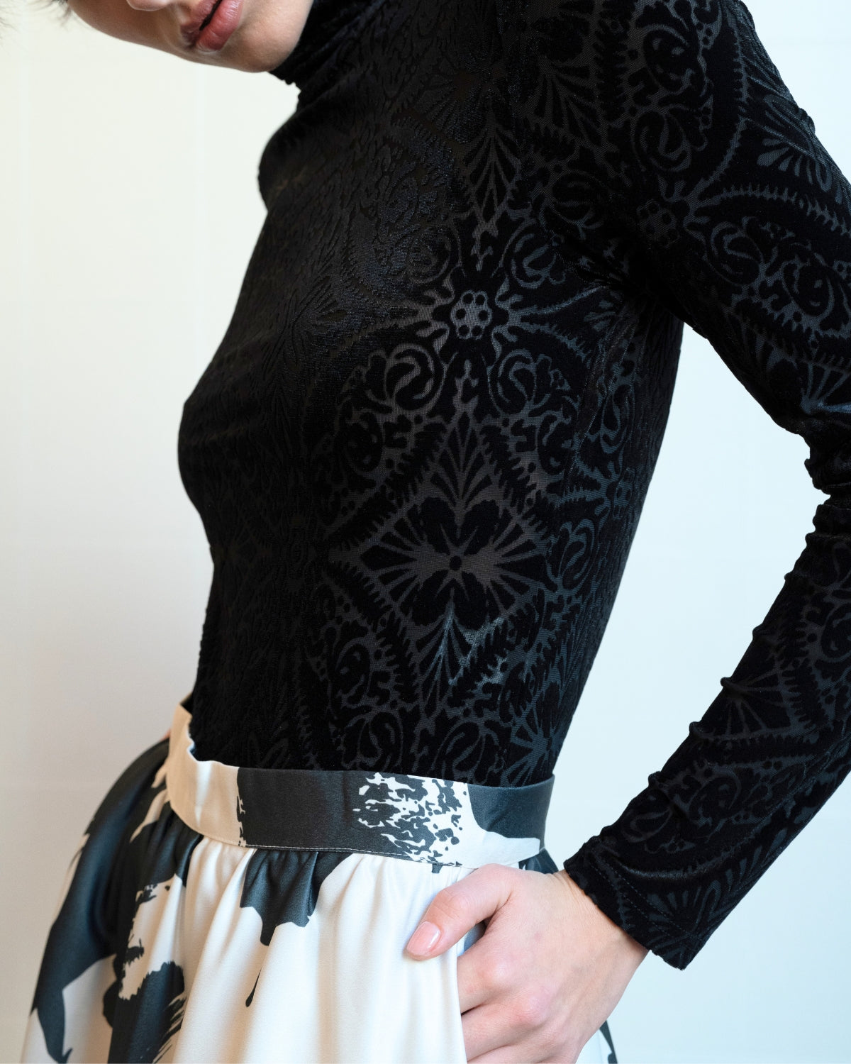 Body velours luxueuse