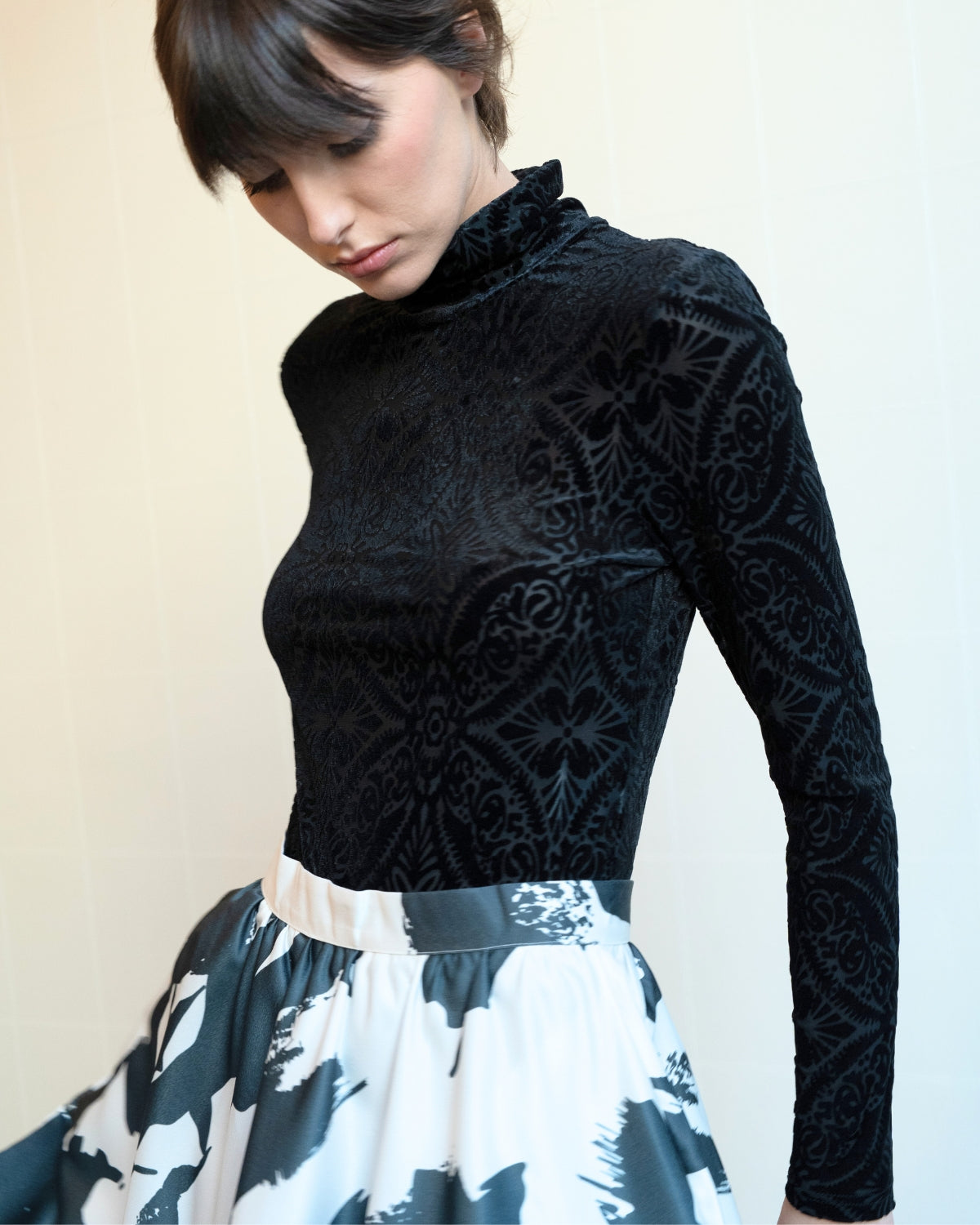 Body velours luxueuse