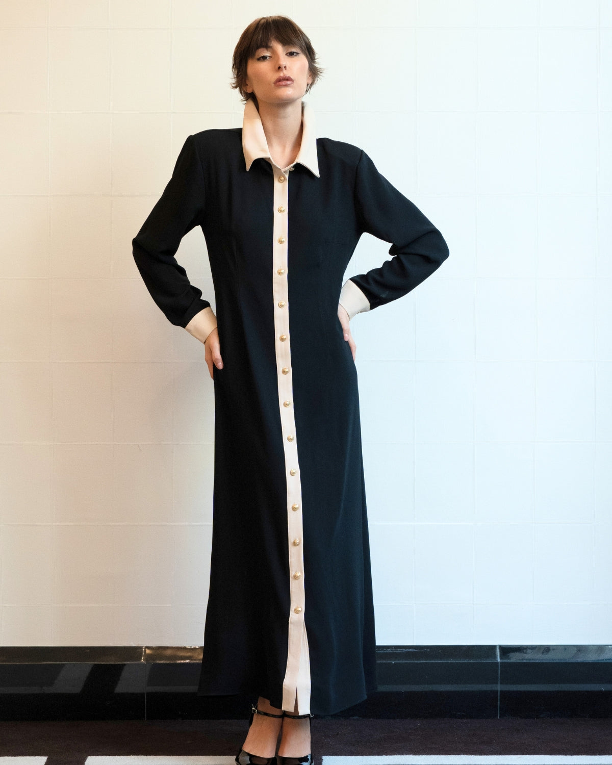 Robe crêpe Mystérieuse