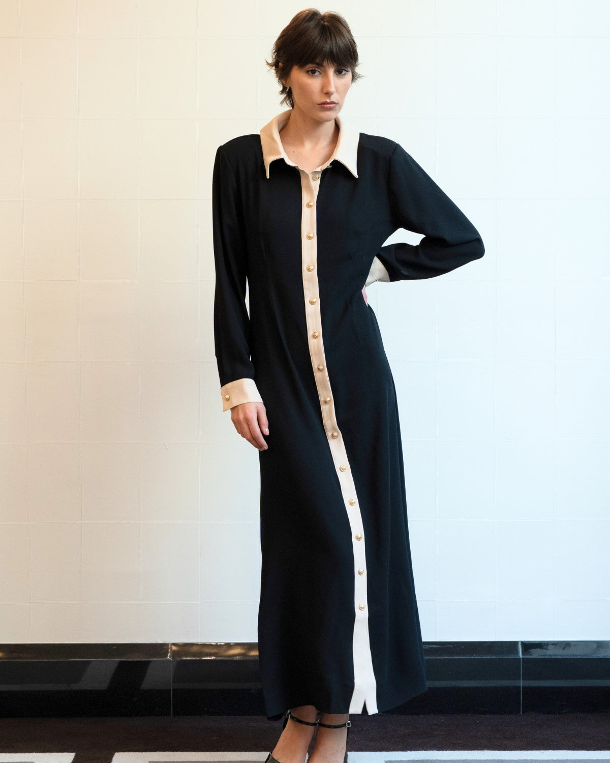 Robe crêpe Mystérieuse