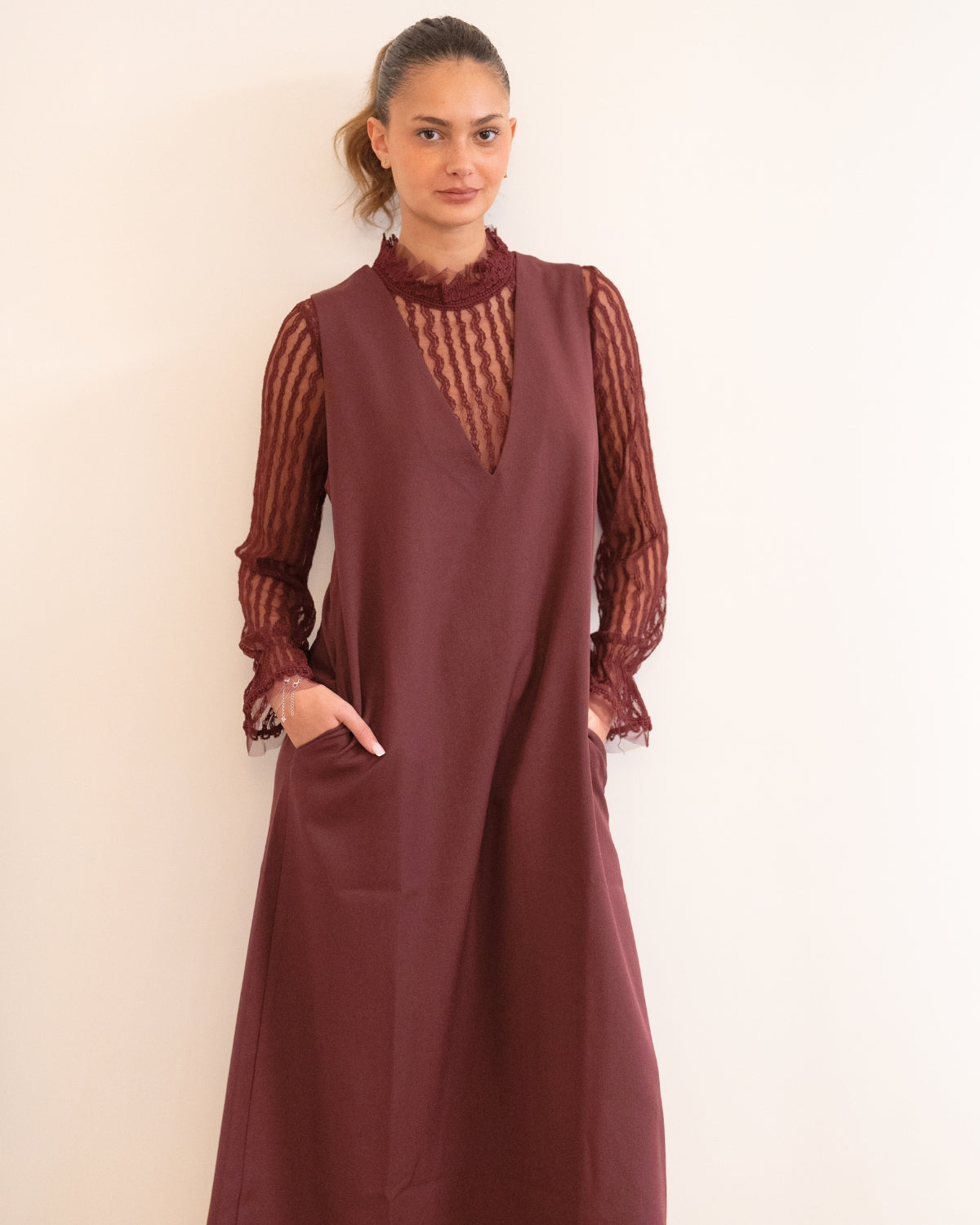 Robe en Crêpe Promesse