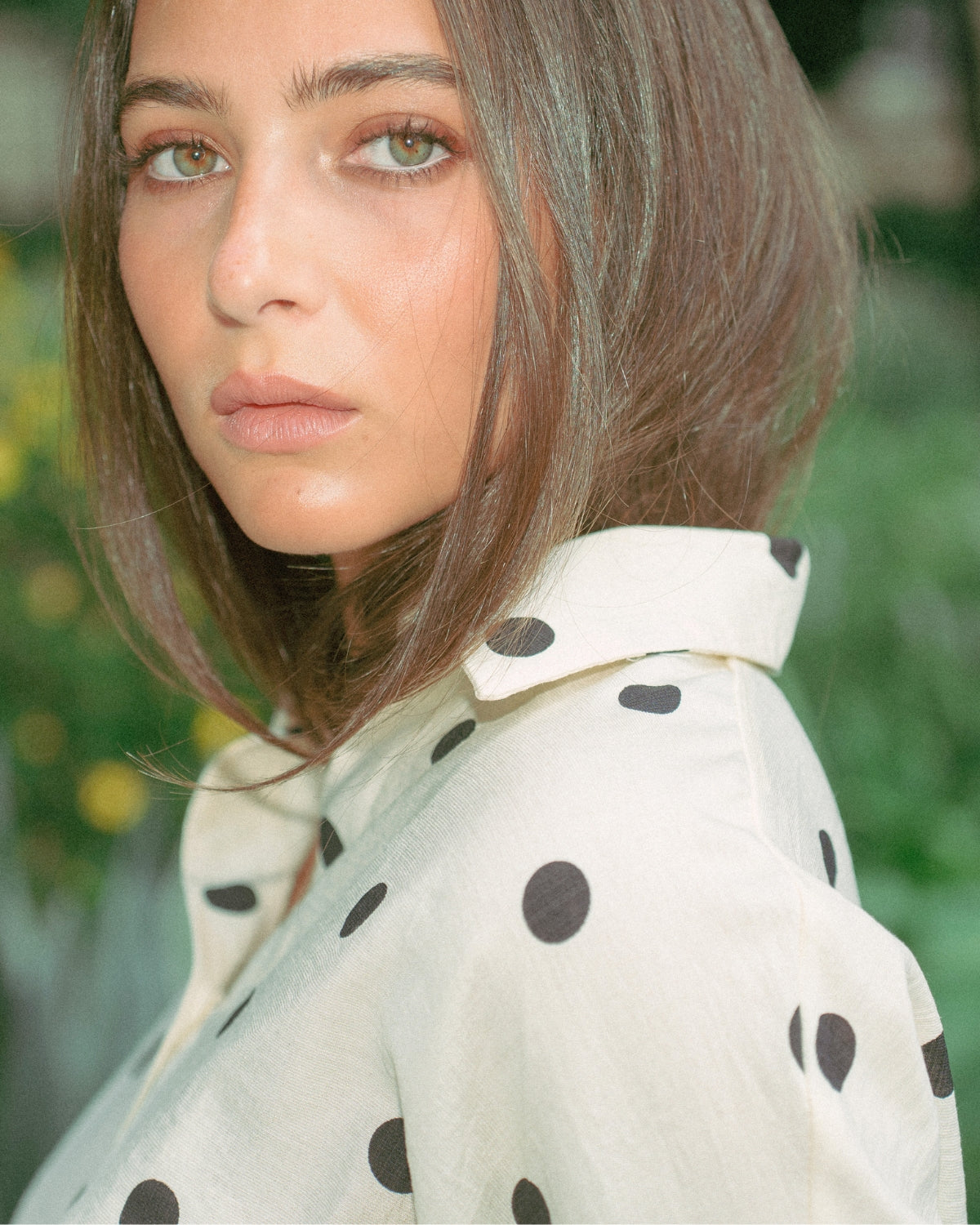 Ensemble à Pois Noir et Blanc