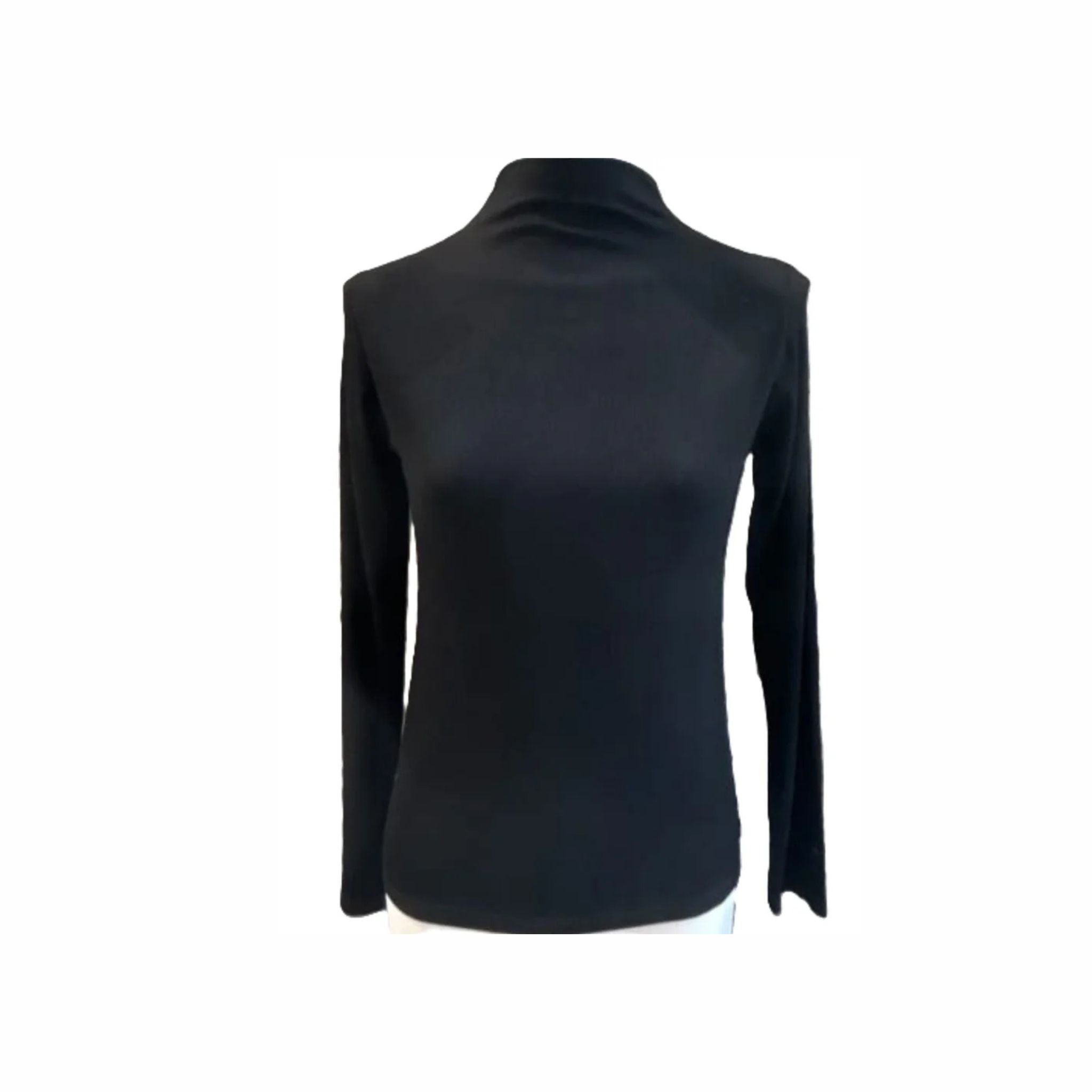 Sous pull col montant cottelé