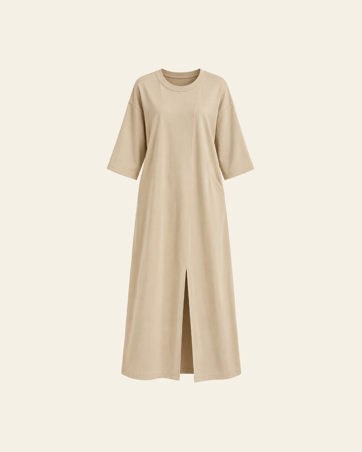 Robe T-shirt coupe droite