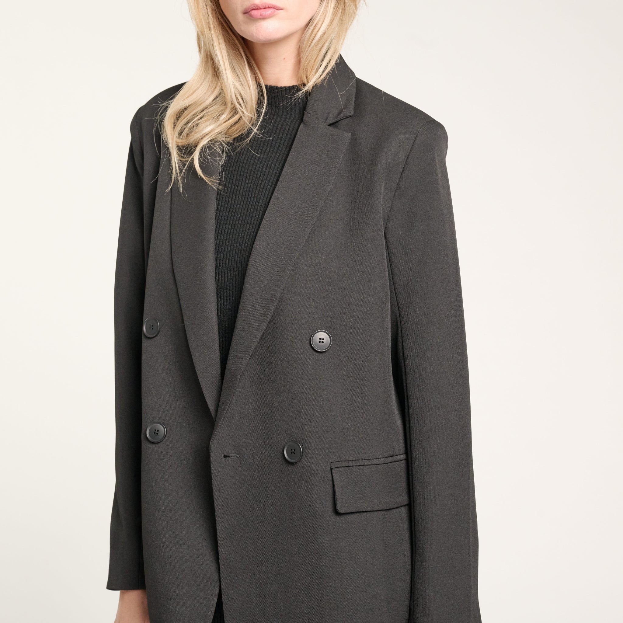 Blazer quatre bouton noir