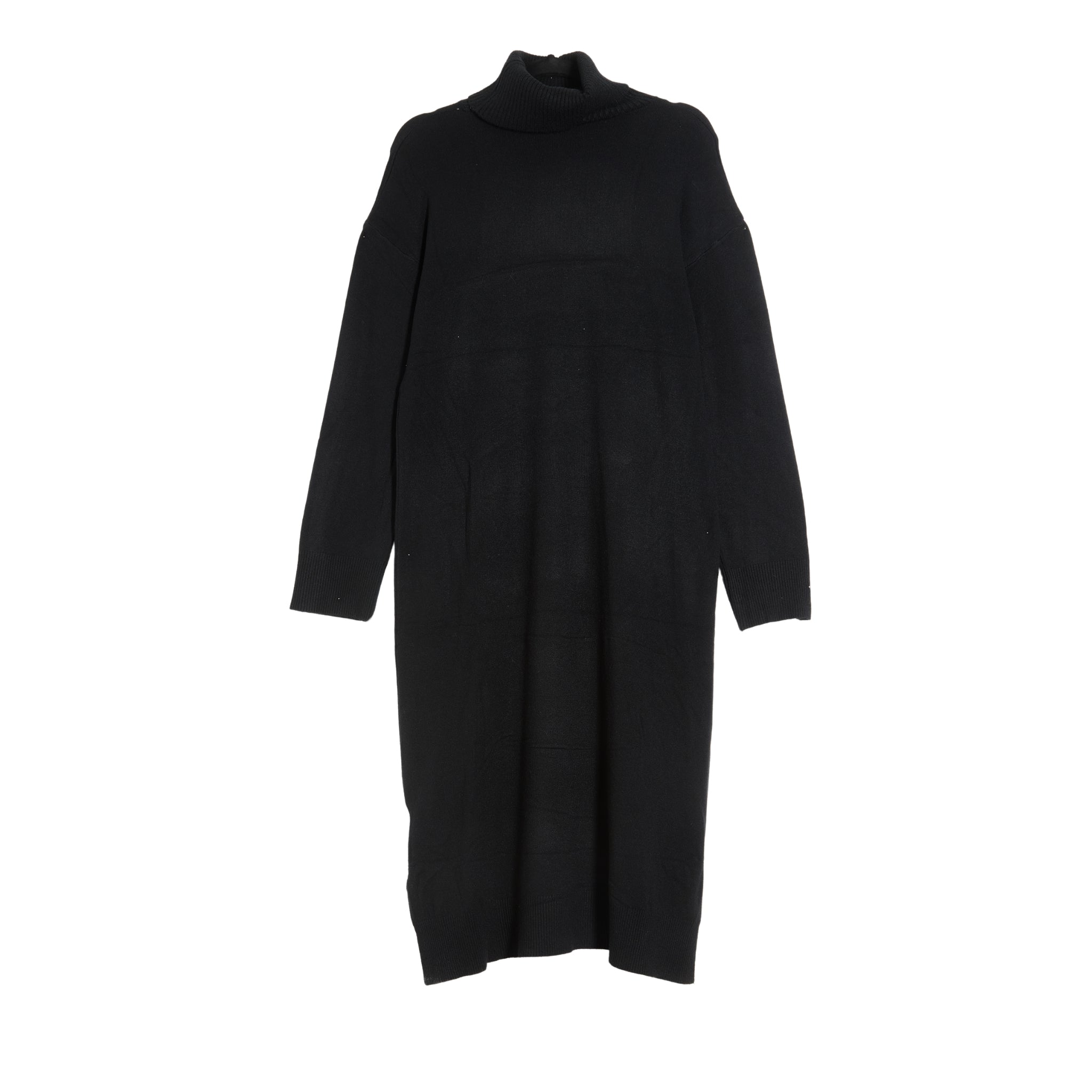 Robe pull col roulé touché doux