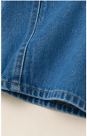 Ausgestellter Jeansrock mit Knopfleiste – Divine
