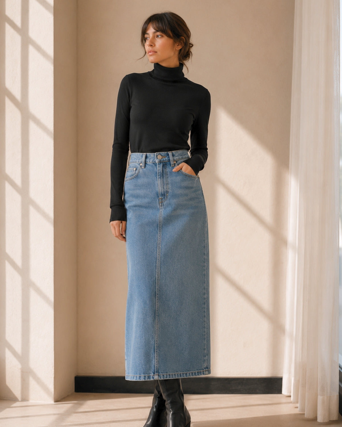 Jupe en denim