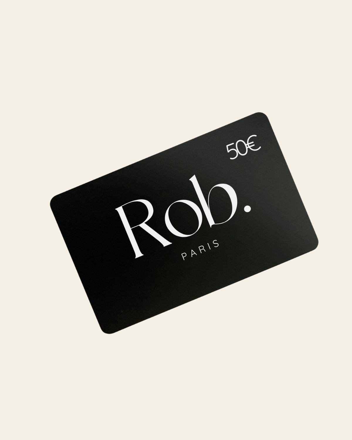 Carte cadeau Rob. Paris