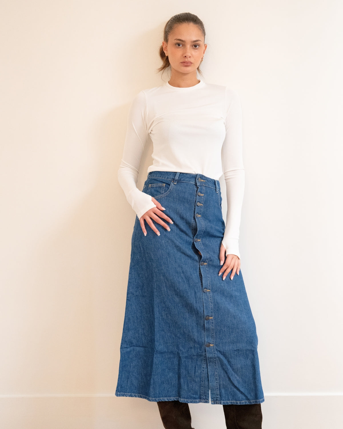 T-shirt manches pouces Ness