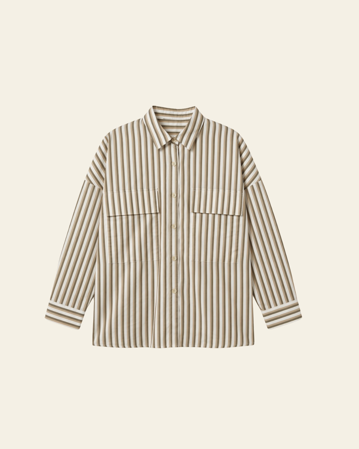Structured Striped Shirt