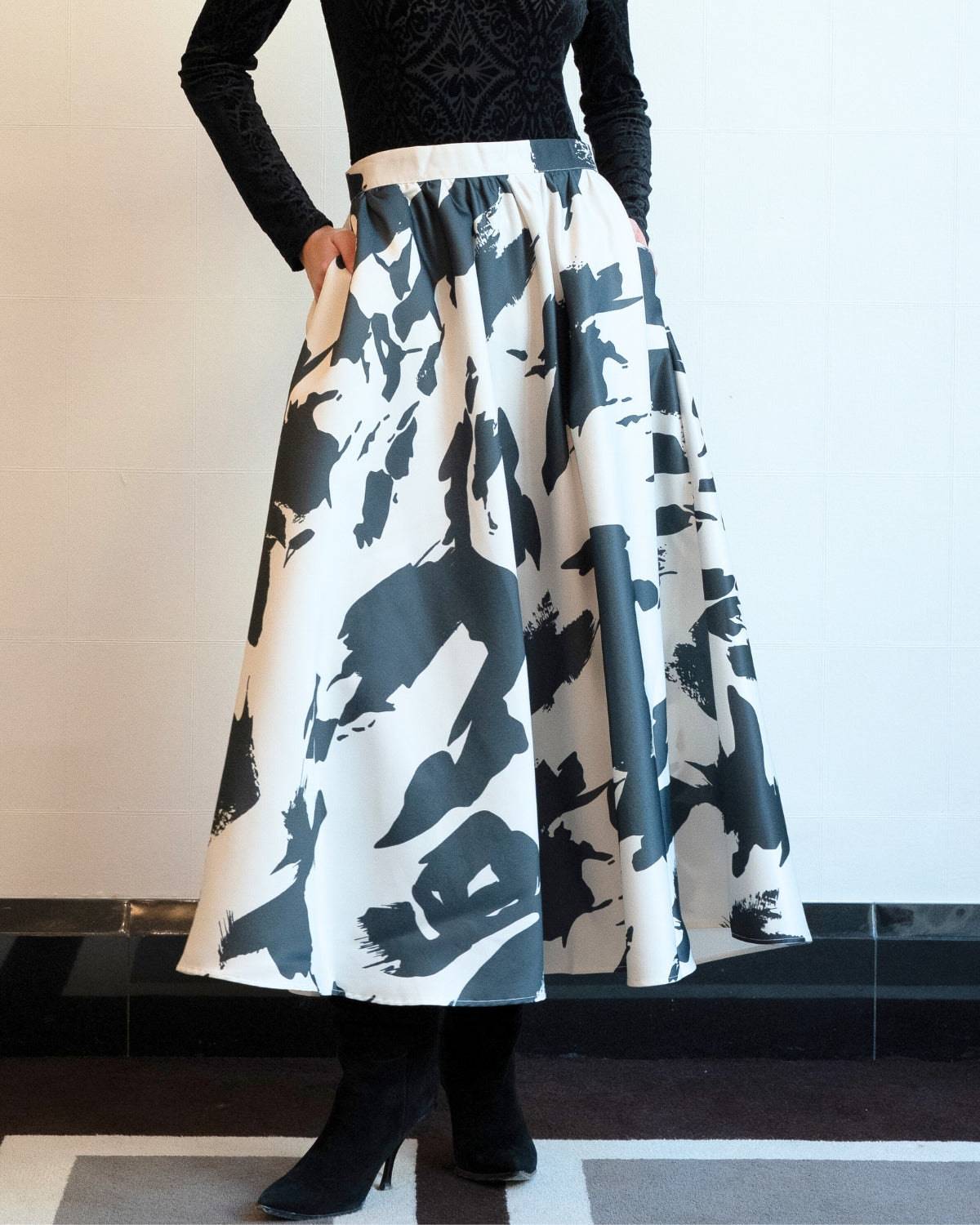 Jupe satin Fabuleuse