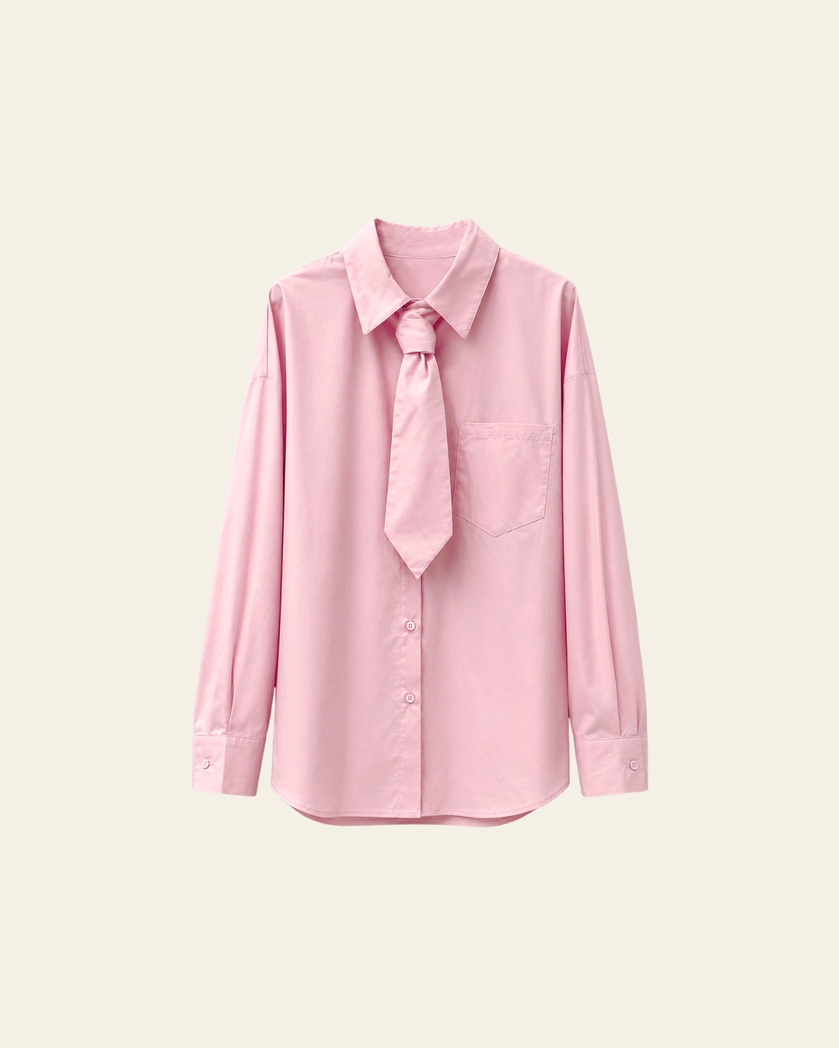 Ensemble Chemise et Jupe Assorti Rose