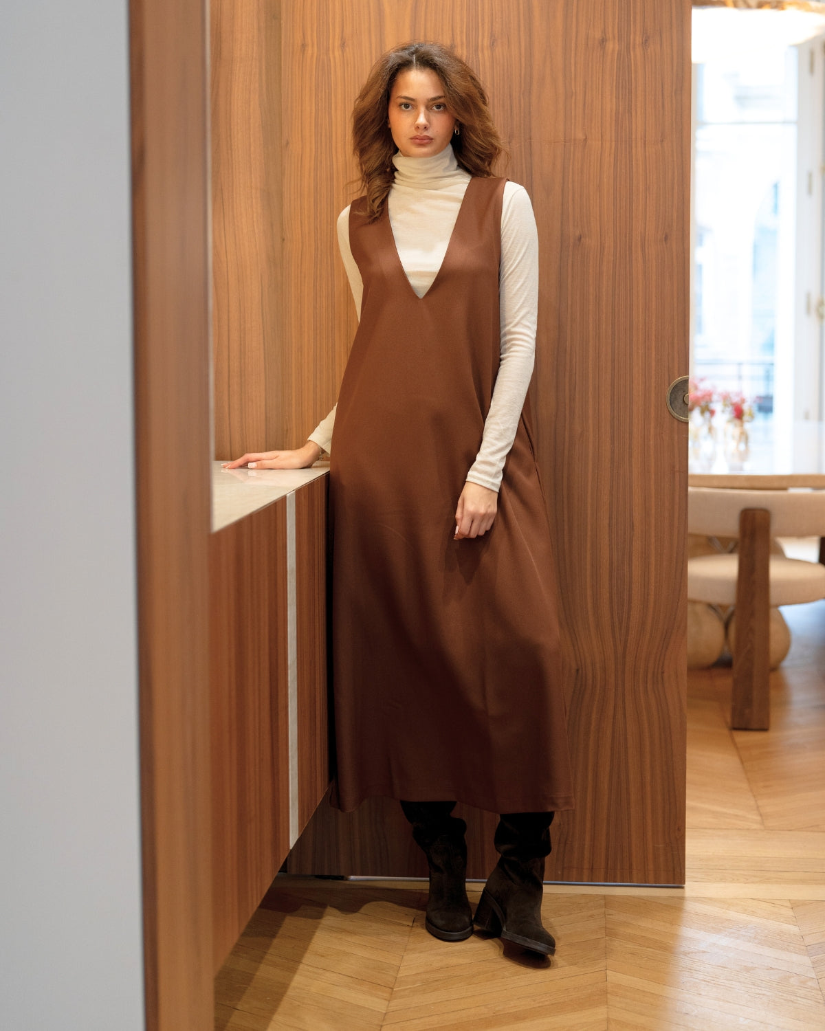 Robe en Crêpe Promesse