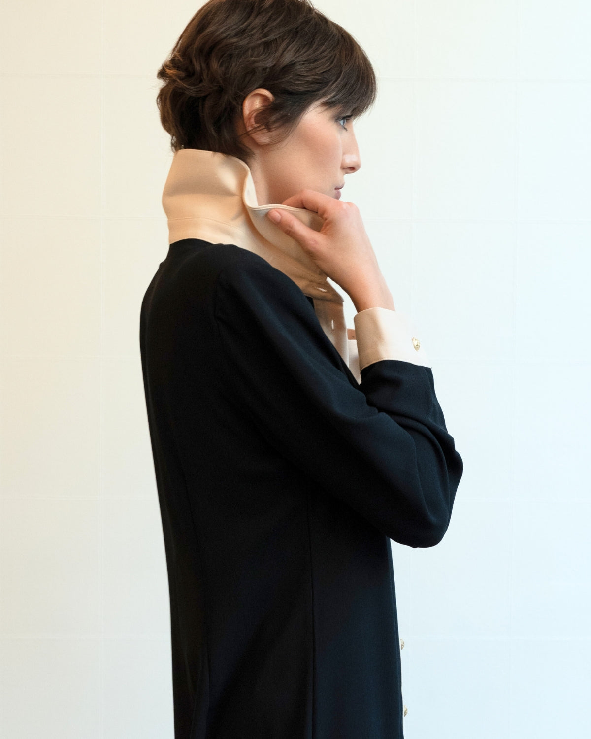 Robe crêpe Mystérieuse