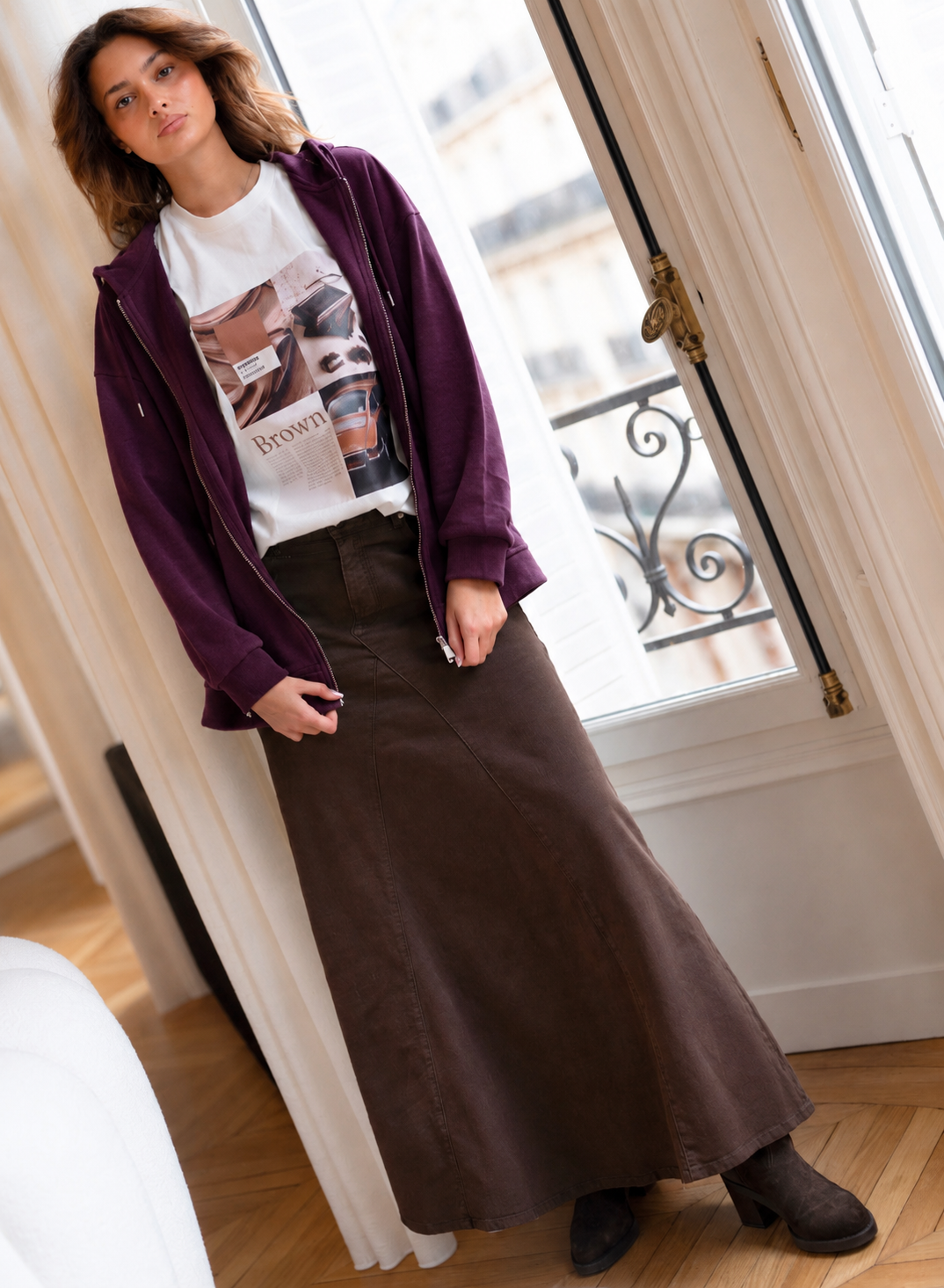 Kapuzenjacke mit Reißverschluss – Mysteriöses Sweatshirt