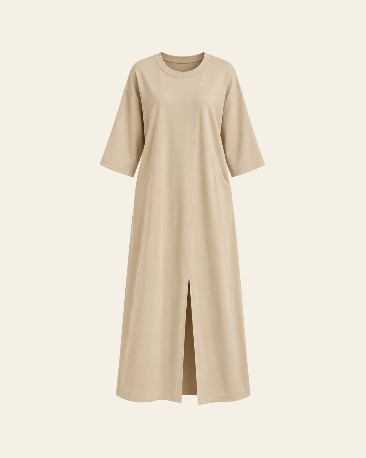 Robe T-shirt coupe droite